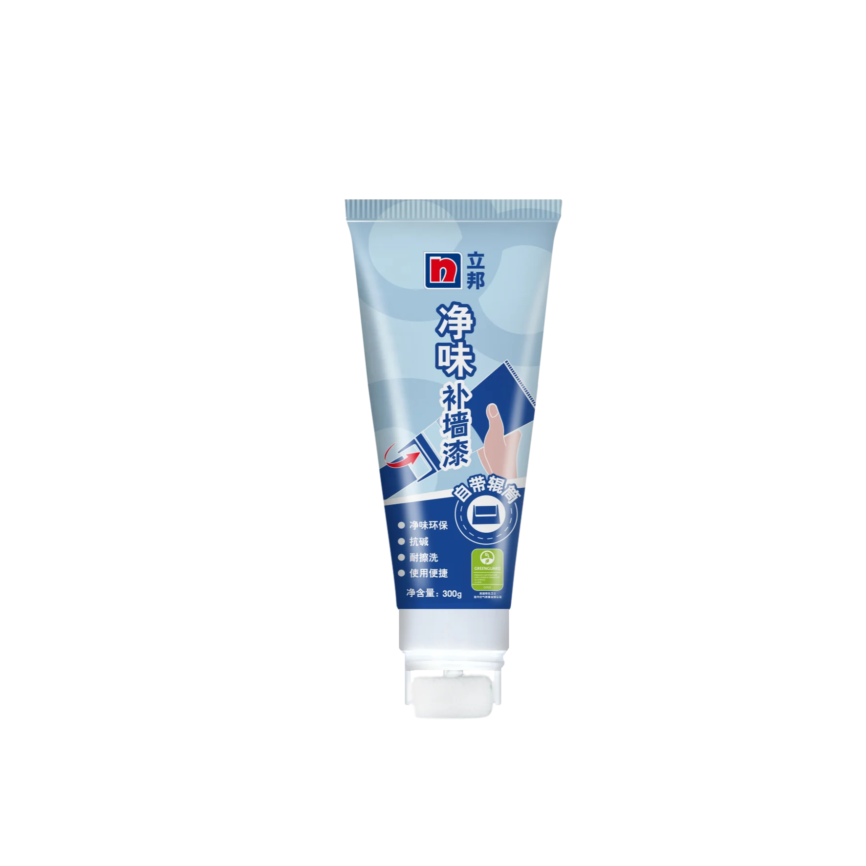 Clean taste alkali resistance self-contained roller Wall Repair Paint for wall Stain crack fixing