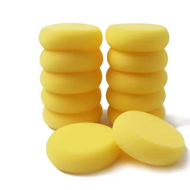 Round Sponges 1pcs 2.75inch Yellow Painting Sponges Sponges for Art & Craft Pottery Clay Pottery Clay Cleaning Ceramics Wall
