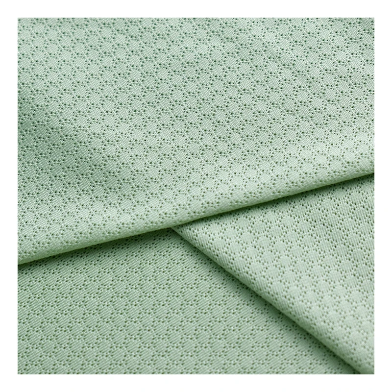 Eco-friendly wicking Quick Dry Fit Breathable Recycled Polyester Spandex Fabric Knit Fabric for Yoga sport wear