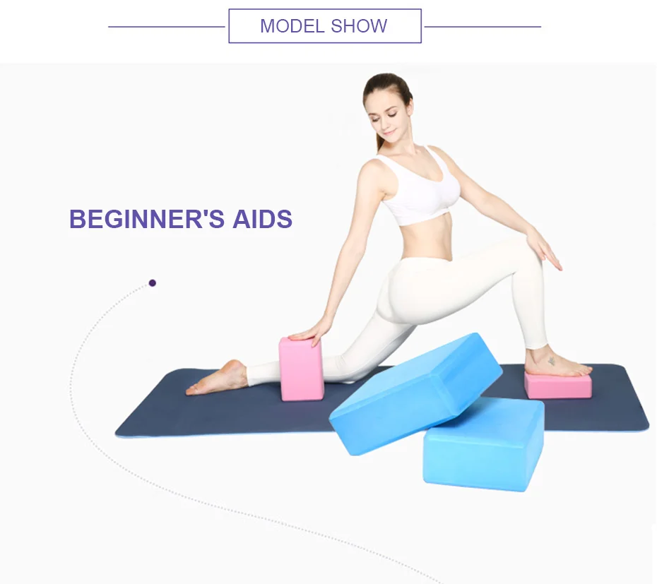 Hot Sale Versatile Colorful Sustainable 200g Starfit Fitness Eva Foam Yoga Set Blocks Brick Manufacturer