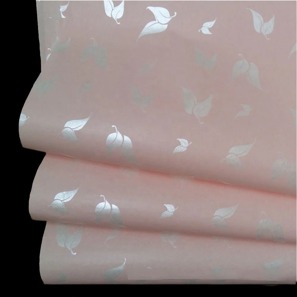 Custom Printing 17gsm Pearlescent Packaging Scented Tissue Paper For Gift Wrapping