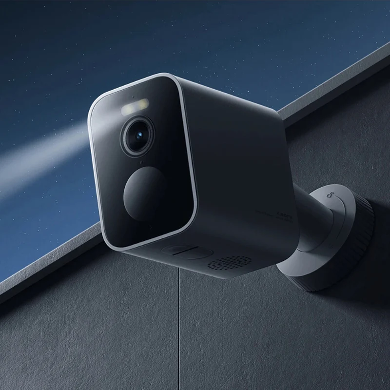 Global Version Xiaomi Outdoor Camera Bw300 IP67 D130 2K CCTV 2.4G WIFI Alexa Google Home Mi Home Full-colour Night Vision Solar