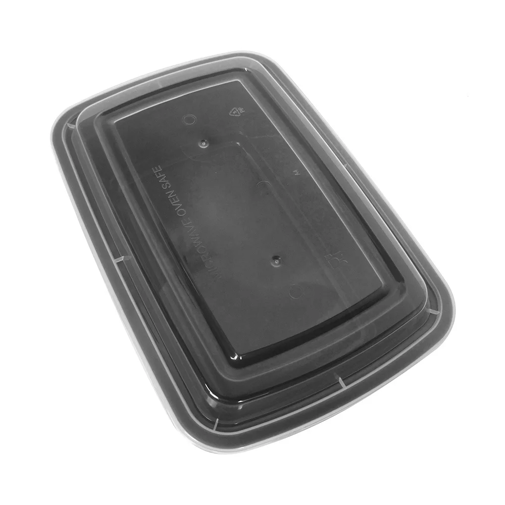 38oz Eco Friendly Disposable Bento Box, Kitchen Meal Prep Food Containers Box*