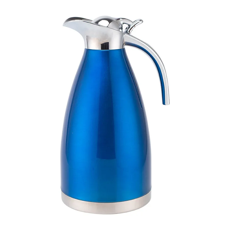 Cheap Stainless Steel 201 Thermal Coffee Carafe Plastic handle 12 Hour Heat 24 Hour Cold Retention Insulated Kettle Vacuum Flask