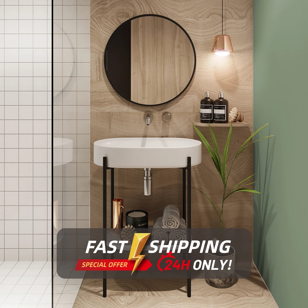 High-end hotel anti fog vanity wall bathroom mirror with led lights