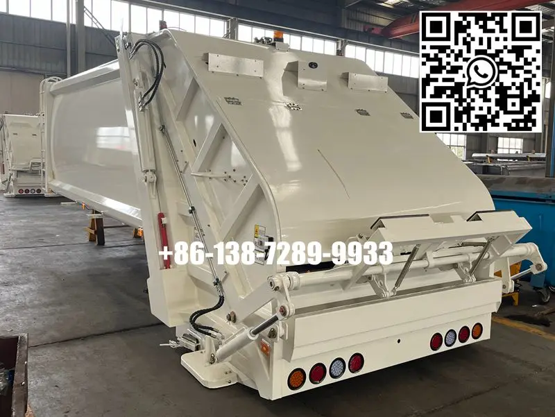 China 5000 Liters Adblue Remove Waste 5 Cbm Garbage Compressor Truck Box with Winch