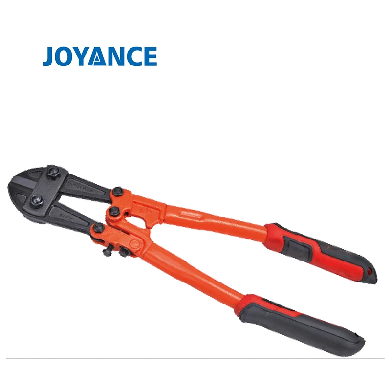 Bolt Cutter,Left-arm be made of Three-piece  sheet metal ,blade clearance adjusted with a nut at the side of the connection