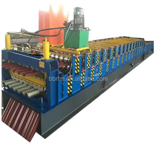 Tr4 tr5 tr6 trapezoidal roof sheet machine tr4 panel roof forming machine aluzinc roofing maquina