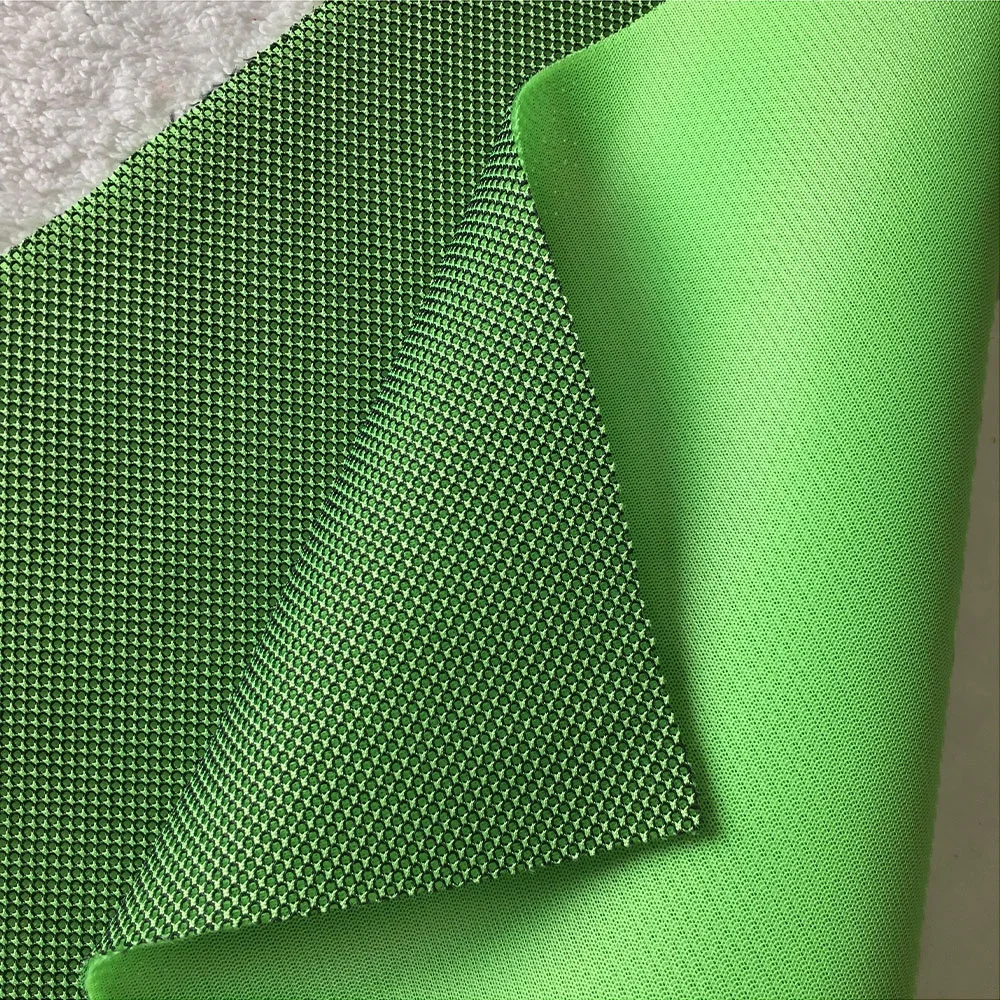 
Polyester nylon two tones air mesh fabric durable 3d spacer mesh fabric air mesh fabric for shoes garments backpack 