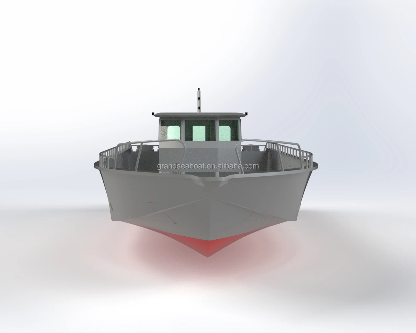 18m Grandsea Aluminum Transport Barge Boat Manufacturers