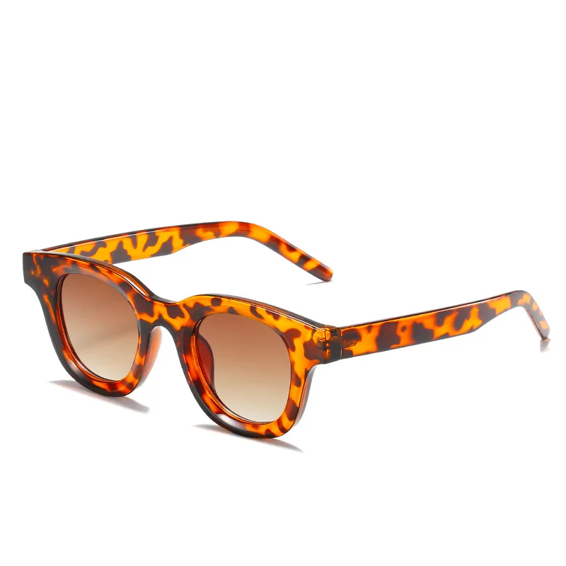 New Oversized Square Colorful Sunglasses Thick Frame acetate sunglass Italian handmade polish round bold sunglasses