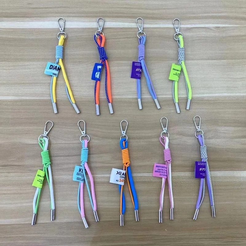 Mobile Phone Lanyard Short Fashion Fluorescent Lanyard Bag Personalized Lanyard rope phone strap