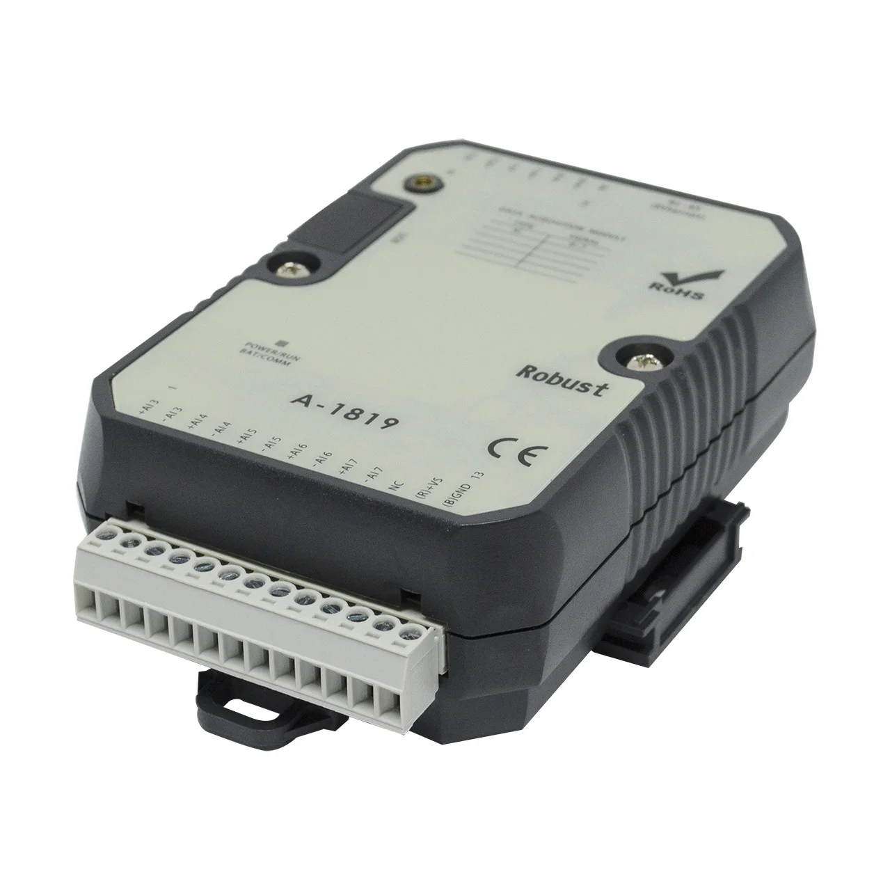 ATC Factory supply Ethernet Analog IO Module with 8AI(0/4-20mA) support Modbus TCP protocol for Automation  A-1819