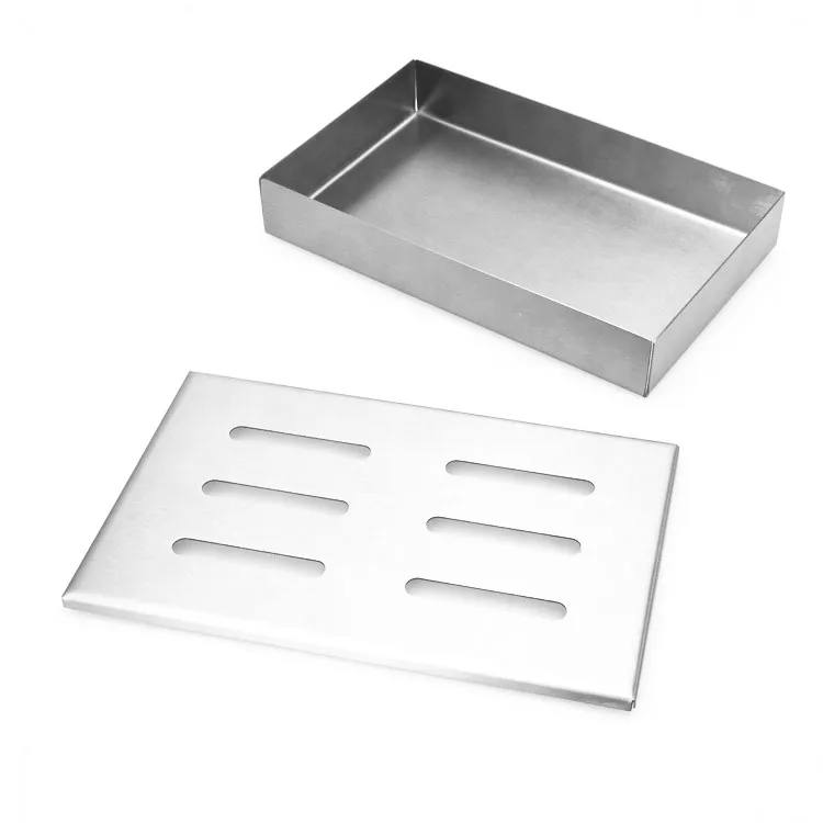 Professional Barbecue Tools Stainless Steel BBQ Smoker Box Outdoor Charcoal Gas Barbecue Kitchen Accessories Bbq Grill Smoker