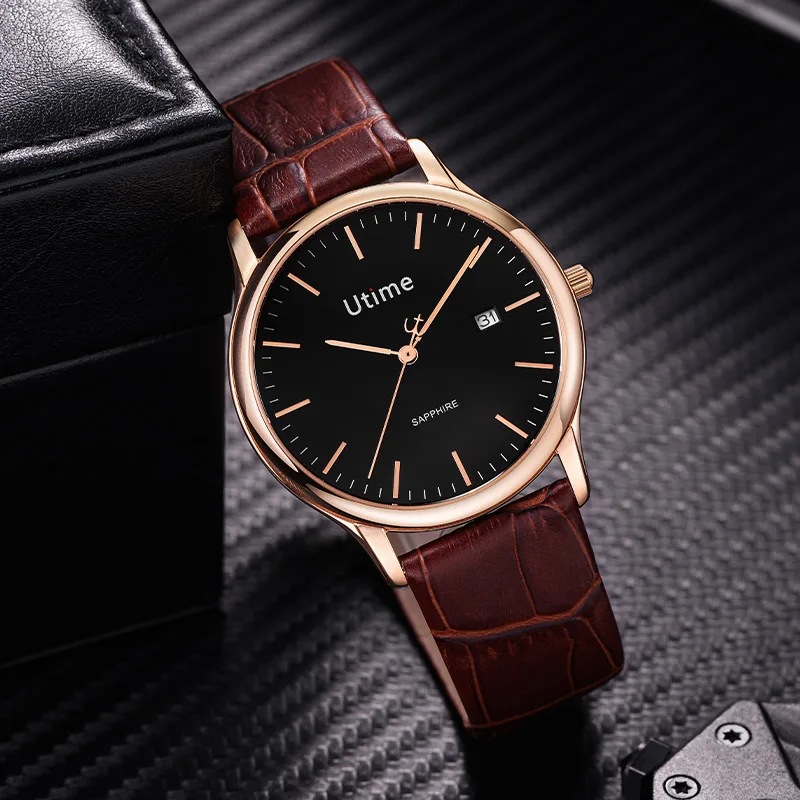 UTIME Creative and unique brand watches Stainless steel expensive business watch welcomed by boys