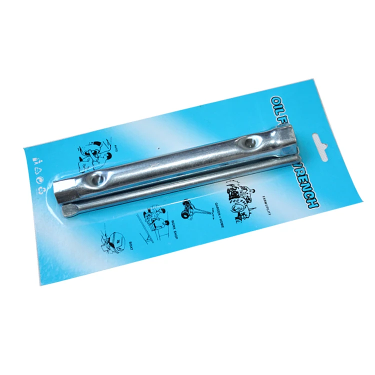 Adjustable Carbon Steel Spanner Set Chrome Ratchet Wrench Cross-Bladed Head Galvanized Metal Tubular Spark Plug Adjustable