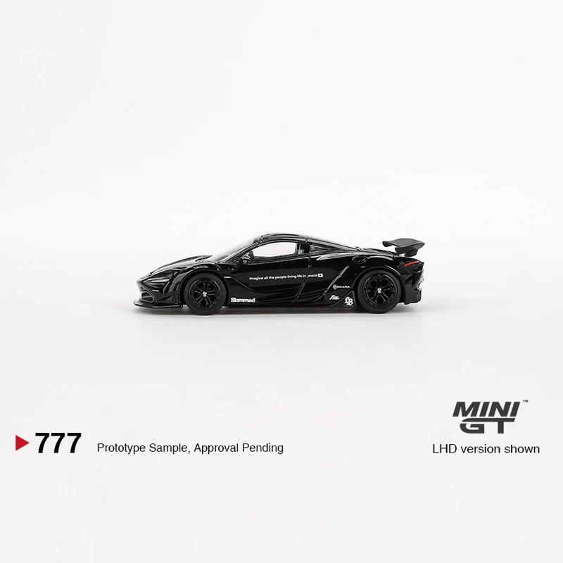 Модель 1/64 мини-GT из литого сплава модель автомобиля Макларен 720S для подарка и коллекции Zhengfeng