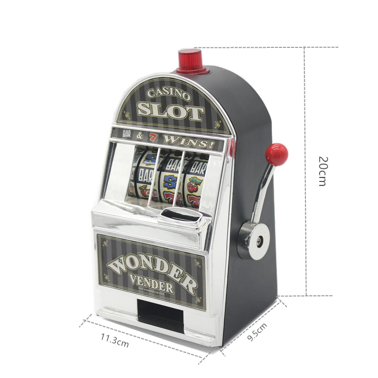 Hot sales Game Machine Casino Jackpot Slot Fun Coin 2-in-1 Slot Machine Money Box Toy