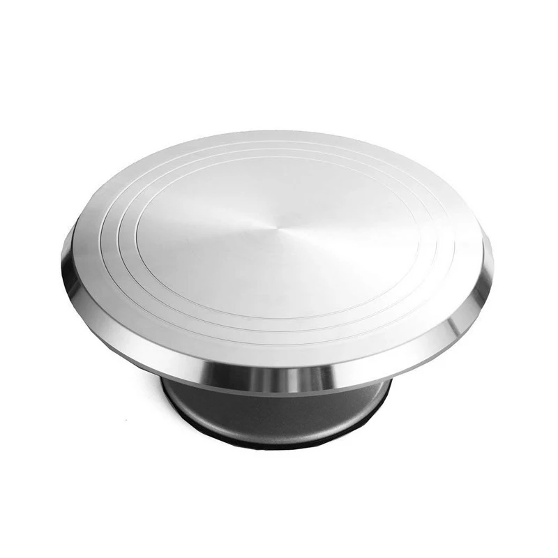 New Arrival High Quality Metal Revolving Rotating Cake Stand Non-Slip Cake Turntable