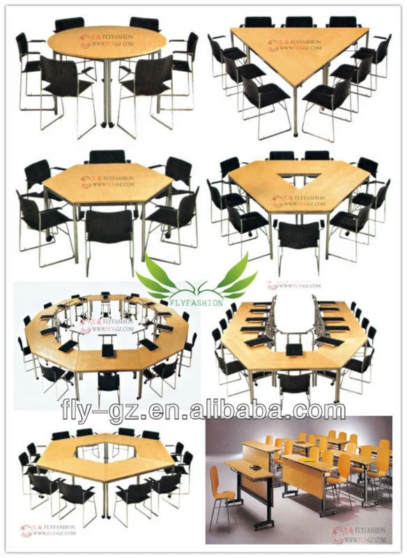 Movable modular conference table office meeting table conference desk