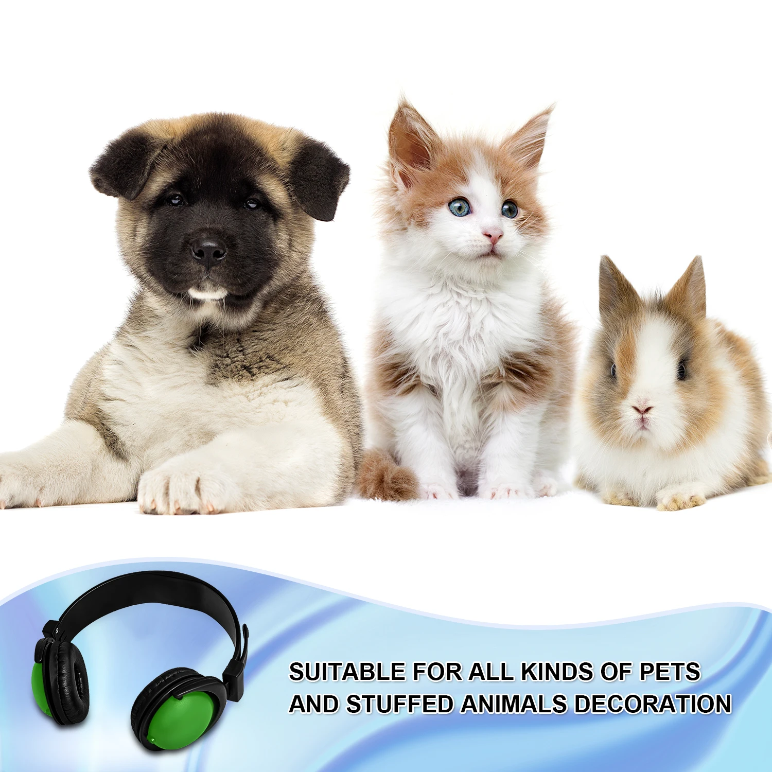 pet decoration headphone for doll toy dressing earphone custom your won brand wholesale headphones