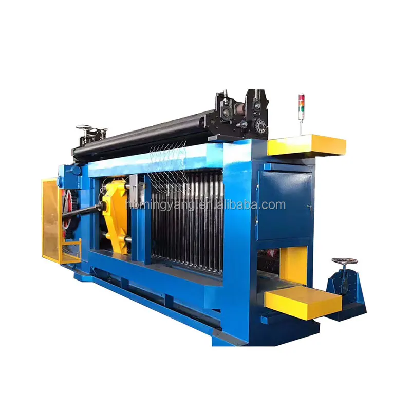 Reliable and Cheap heavy duty galvanized gabion Wire Mesh Net Making Machine