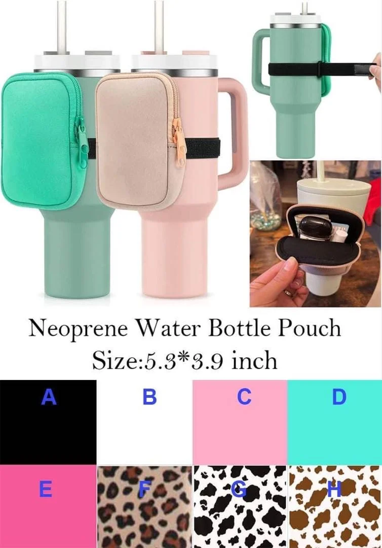 Wholesale 2023 New Popular Mugs Purse Wallet Handled Stadium Neoprene Gym Water Bottle Pouch