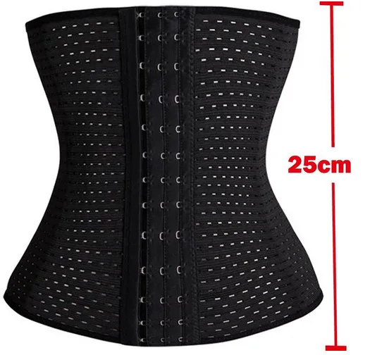 Breathable tummy girdle belt sports body shaper waist trainer control corset (1600211409601)