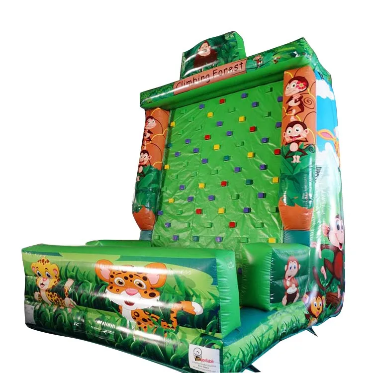 Jungle Inflatable Climbing Walls Giant Inflatable Rock Climbing Walls For Adults Safety Inflatable Outdoor Games
