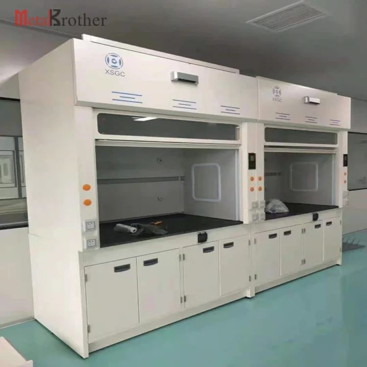 High Quality All Steel Chemical Cupboard Popular Fume Hood Laboratory Furniture Exhaust Fume Hood Chemical Laboratory