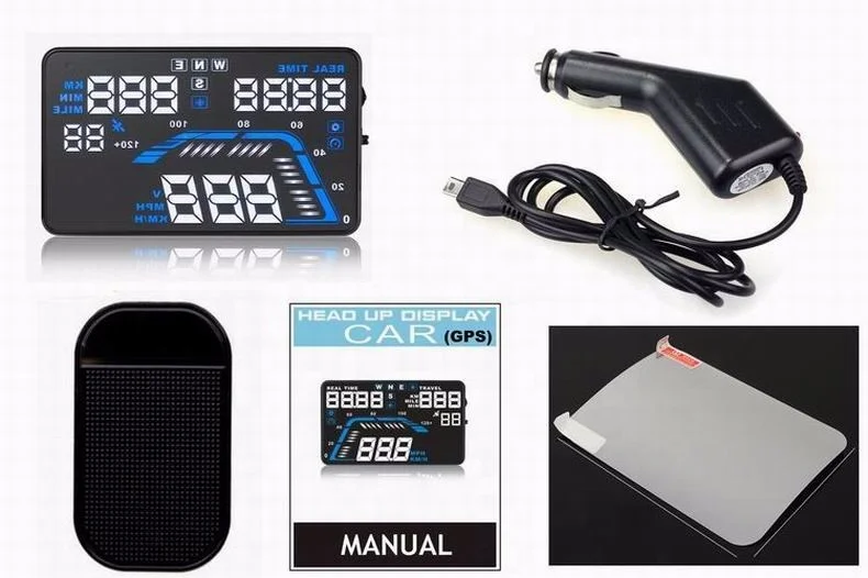 A8 Head Up Display Automobile Use Car HUD Projector Smart Digital Speedometer OBD2 Diagnostic