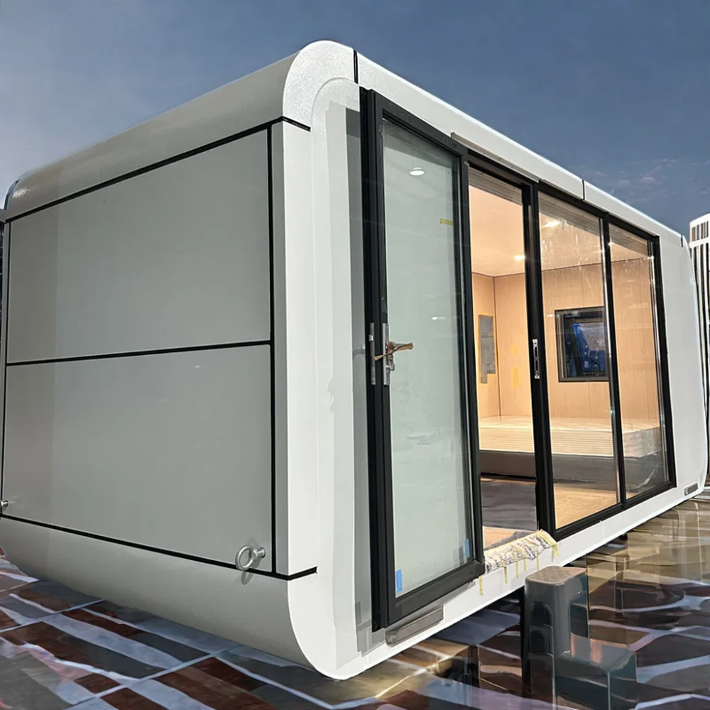 High-end Container House Tiny Prefab House Privater Office Meeting Pod Luxurious Homestay Hotel