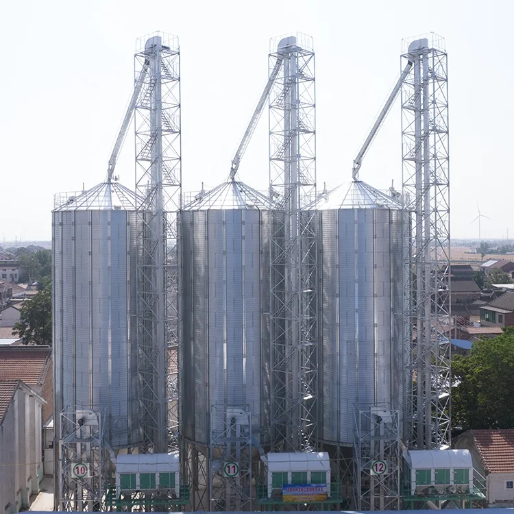 1000 Ton Grain Storage Steel Maize Soybeans Silo