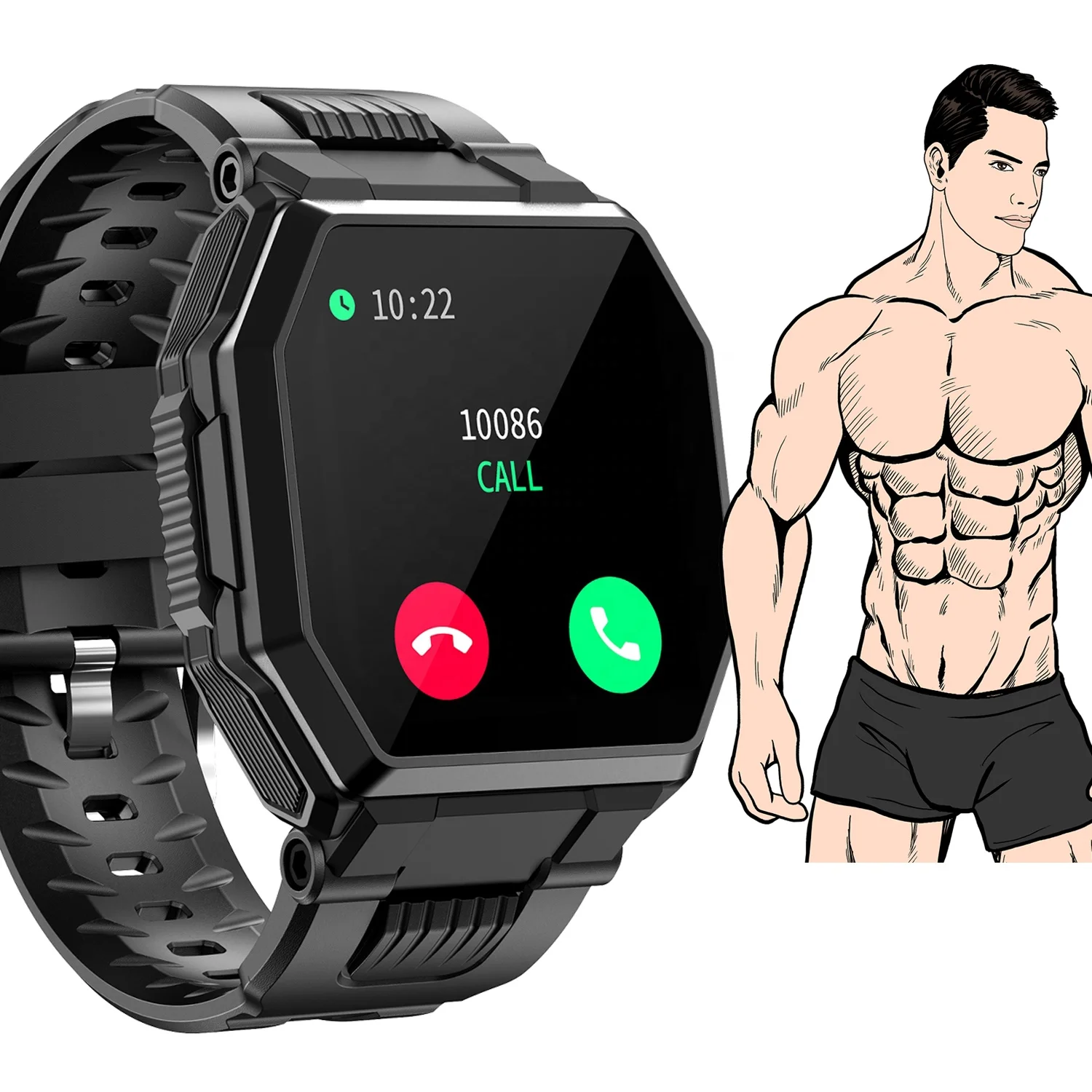 YiQunGo 2022 S9 Smartwatch Sport Compass Barometer For Xiaomi Huami   BT Smart Watch