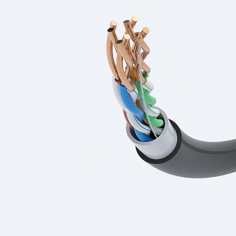 26AWG 28AWG Twisted 4 Pair UTP/STP/FTP/SFTP Cable Cat7 Network Cable For Video conferencing and Cloud computing