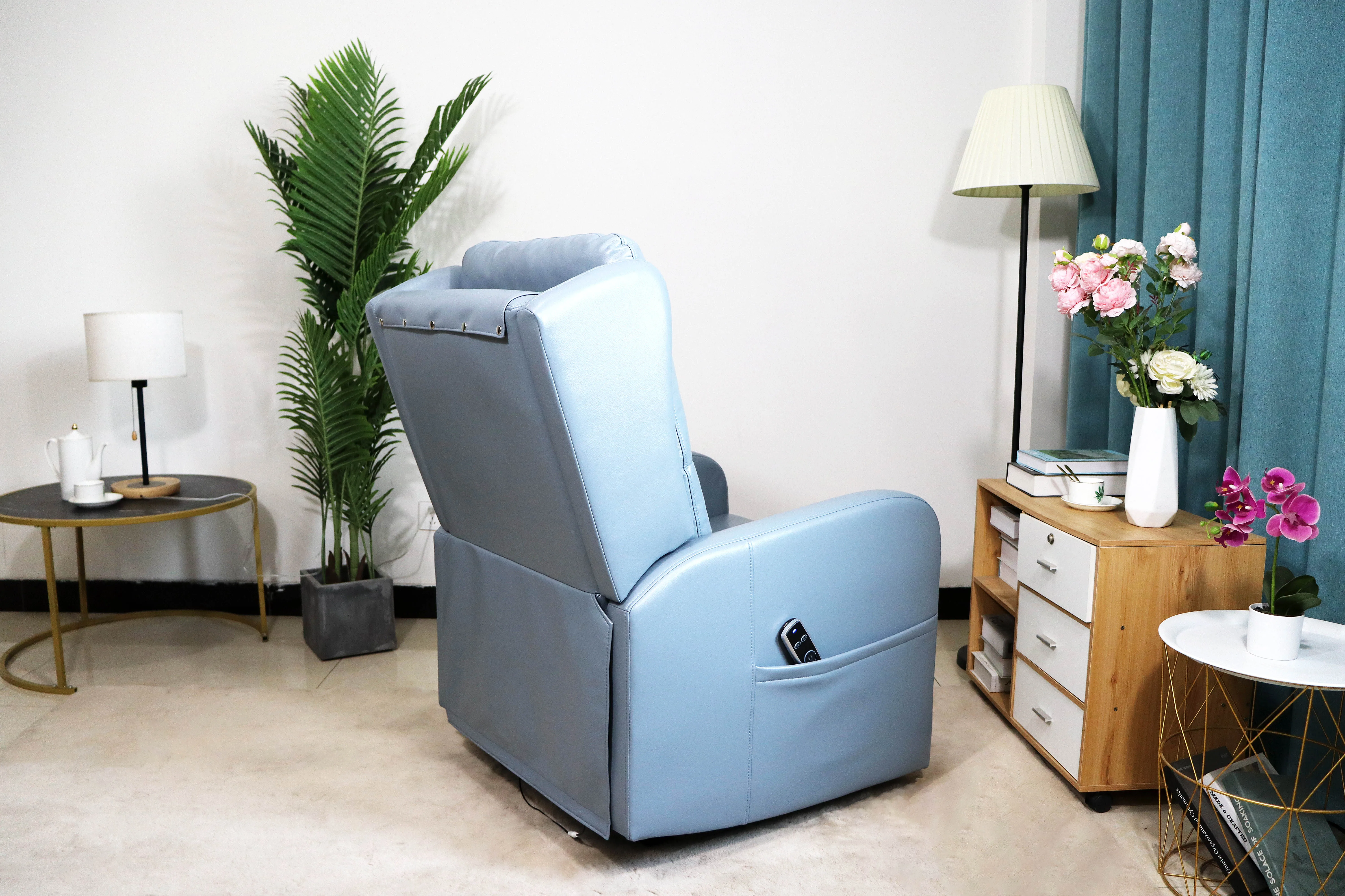 Electric living room modern single Recliner Sofa Set furniture, massage Recliner Chair, Theatre Chair Recliner