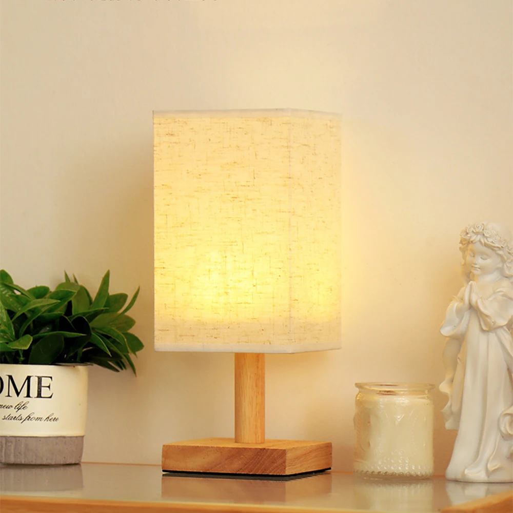 Warm And Simple Antique Decoration Night Light Chinese Retro Bedroom Sleep Bedside Table Lamp