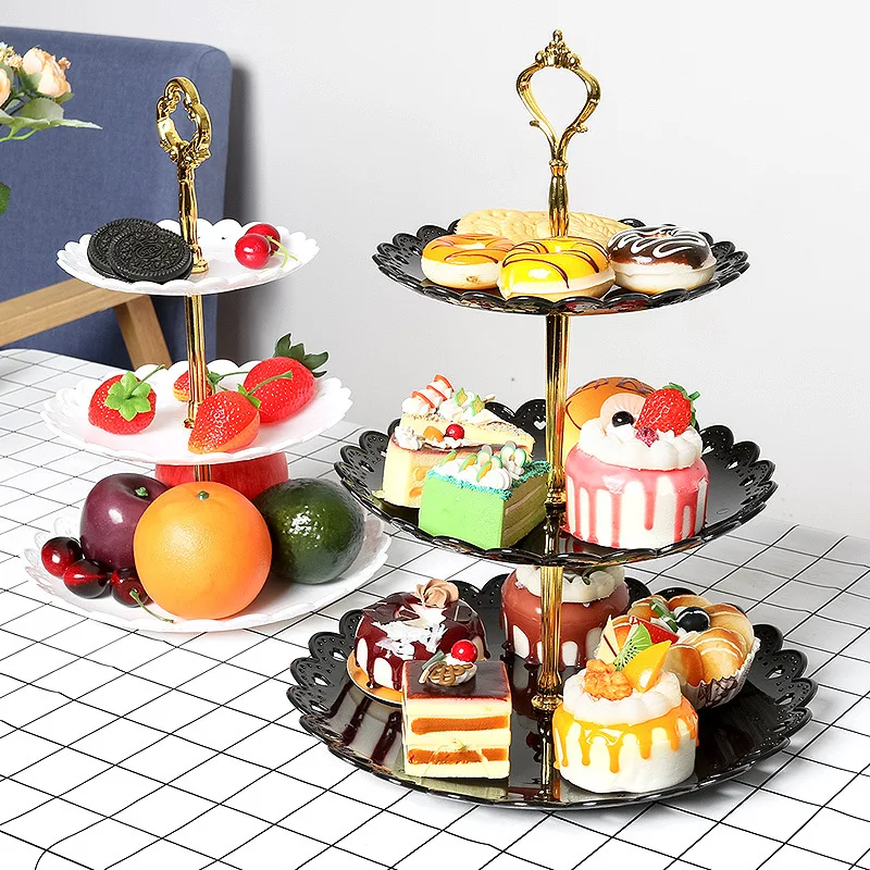 Hot Sales 3 Tier Party Cake Display Stand Wedding Party Cake Stand Dessert Display Stand