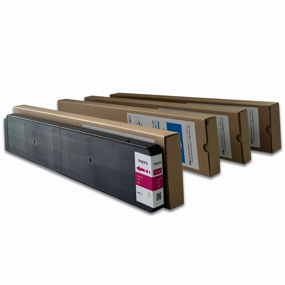 WEL-TRY T02s Compatible for Epson WF-C20600a WorkForce Enterprise Printer Ink Cartridge Empty T02s1-t02s4 Gaga T02 cartridge