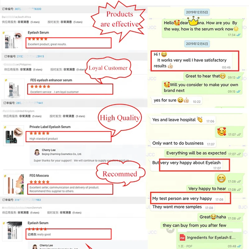 Private Label Makeup OEM ODM Eyelash Eyebrow Serum Brow Gel Waterproof Fiber High Quality Booster Transparent Mascara