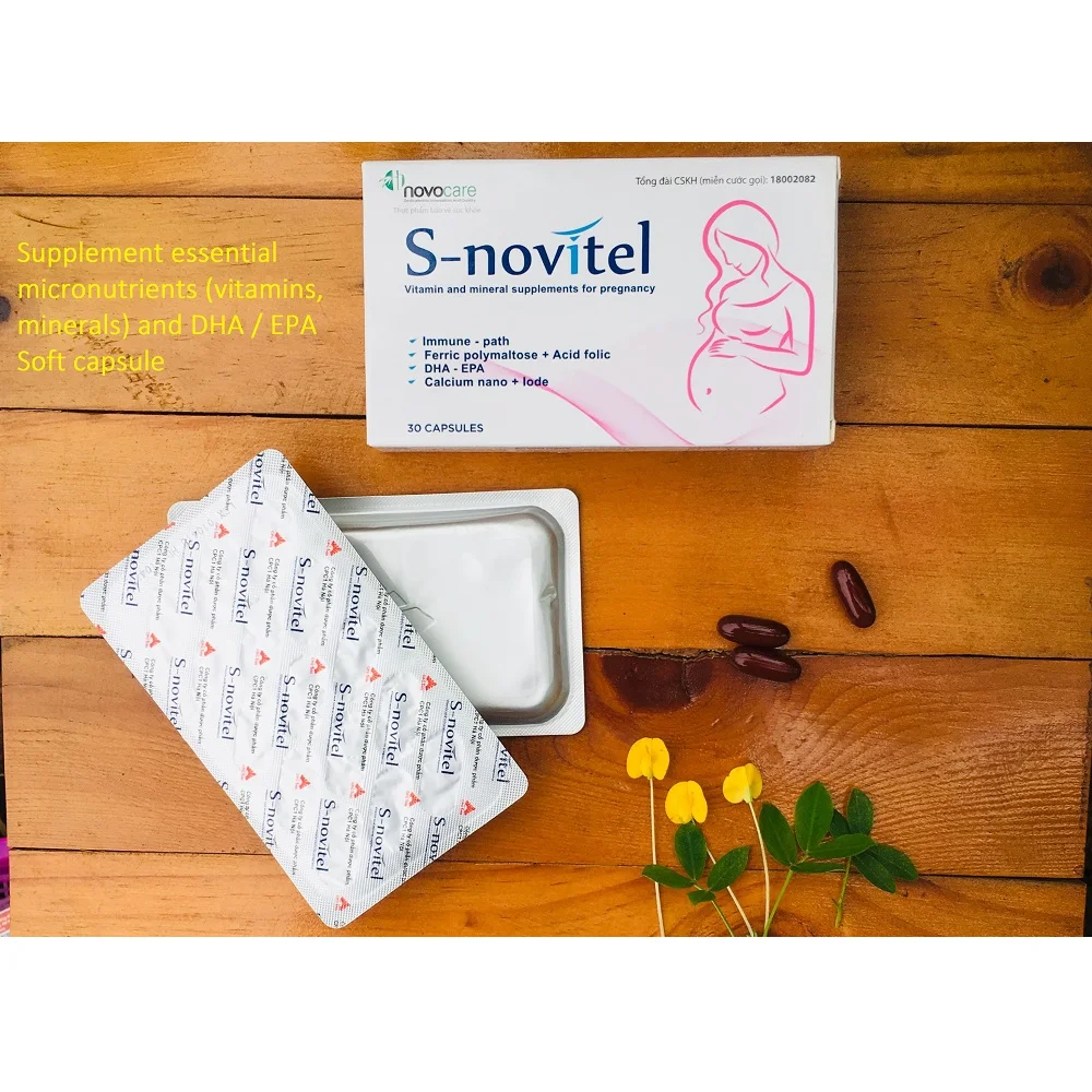 
Health supplement of Essential Micronutrients (Vitamins Minerals) and DHA/EPA for Pregnant women - Improve resistance for Fetus 