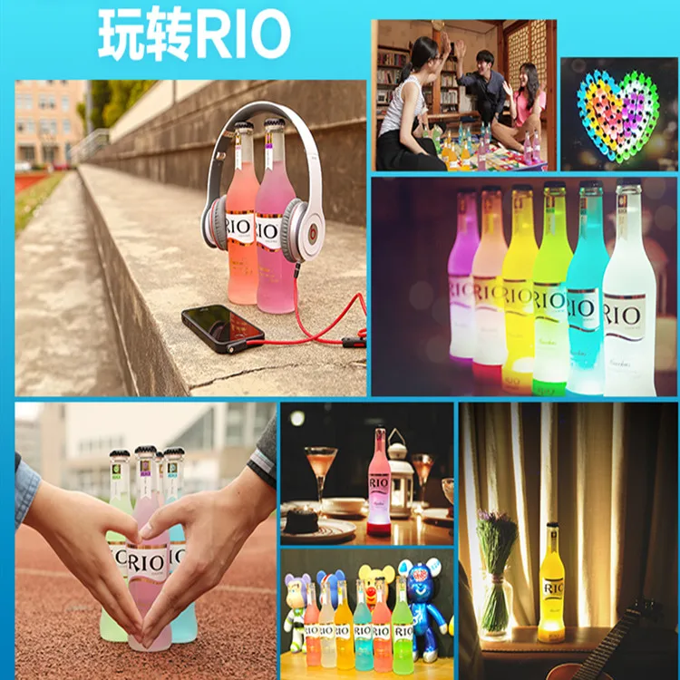 Rio fruit flavor grape brandy glass bottled vodka cocktail drinks