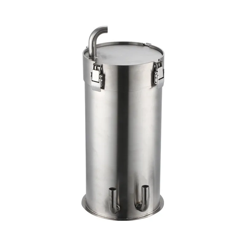 Custom logo betta goldfish fish tank purify water stainless steel external aquarium canister filter