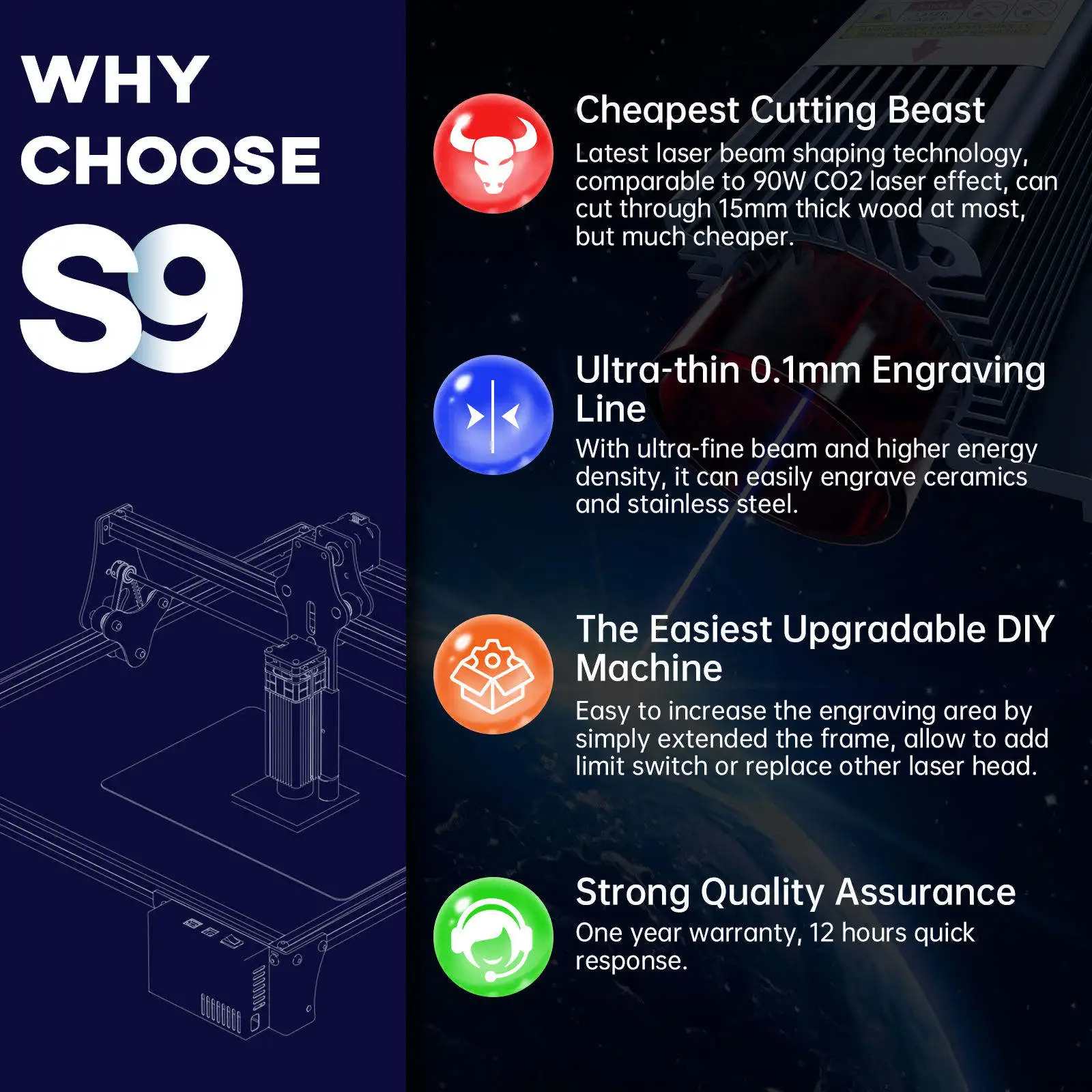 Good quality exquisite jewelry practical machines desktop laser engraving metal