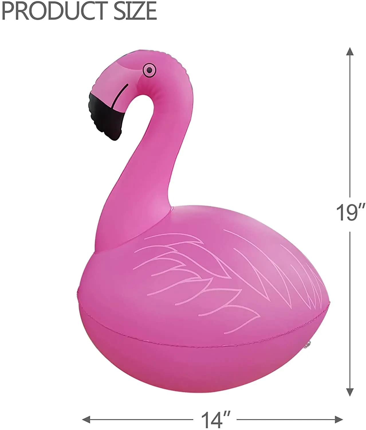 Lawn Wedding Festival Pool Night decoration Solar Flamingo Inflatable flashing water ornament  float