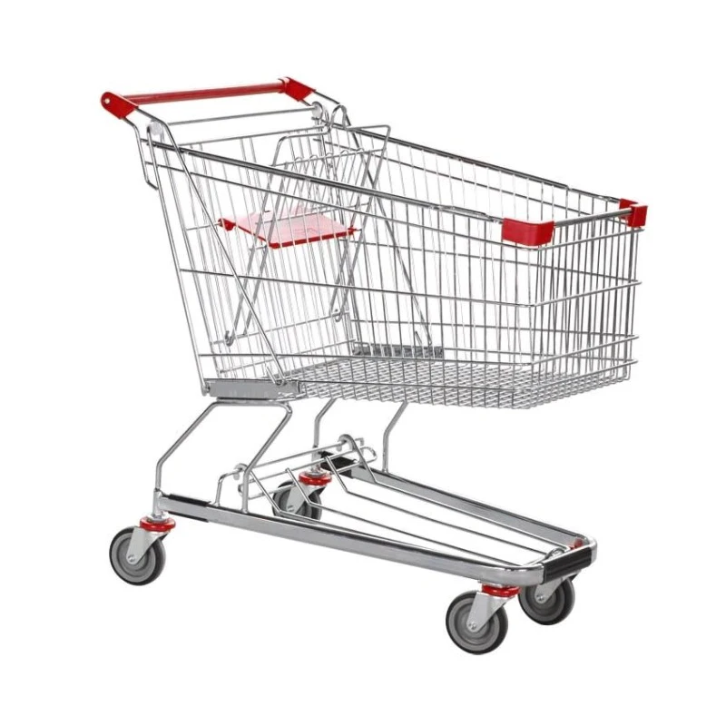 100 Litre Trolly Cart Supermarket Steel Carritos De Supermercado Super Market Trolleys