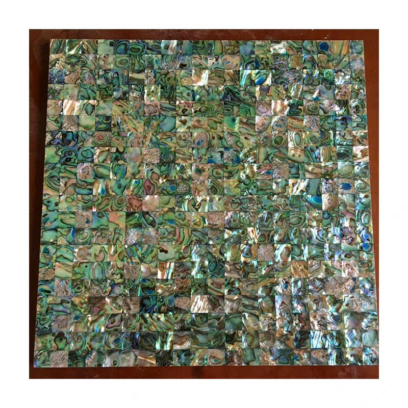 Green Abalone Mother of pearl mosaic wall tiles shell backsplash door panel luxury decor sticker 12x12inch