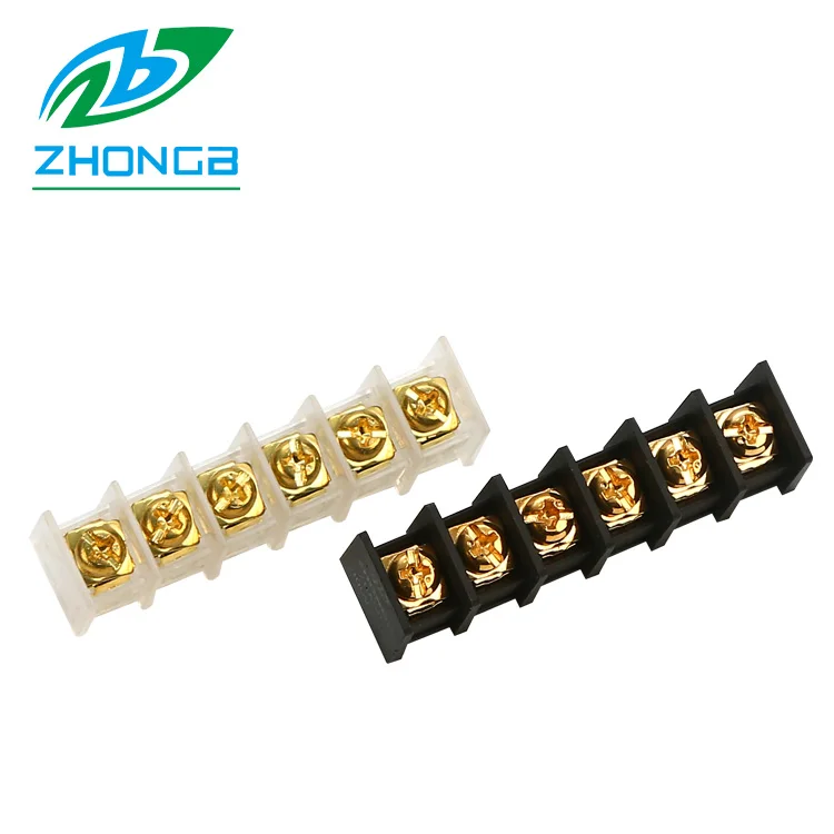 ZB45C pitch 9.50mm zhongbo gold-plated pcb barrier terminal block connector