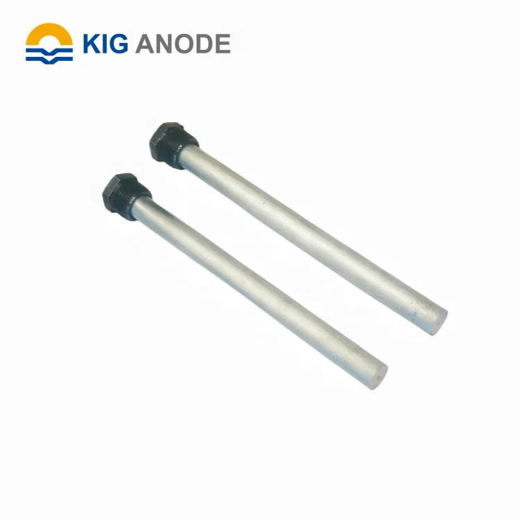 sacrificial anode rod AZ31 17*235MM WITH 3/4NPT NUT