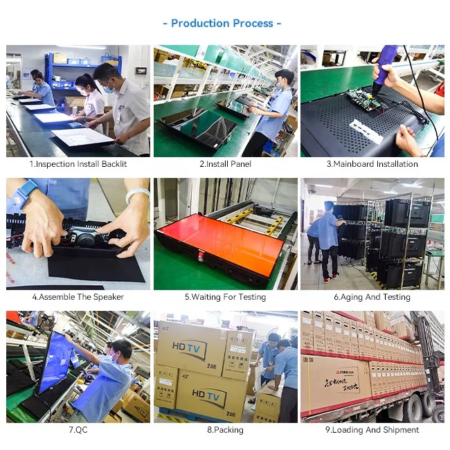 Tv Set 82 Inch Smart Uhd 4K Flat Screen Led Televisions 2G 16G